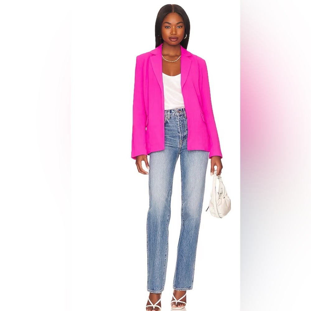 NWOT Steve Madden Paton Blazer HOT PINK SMALL